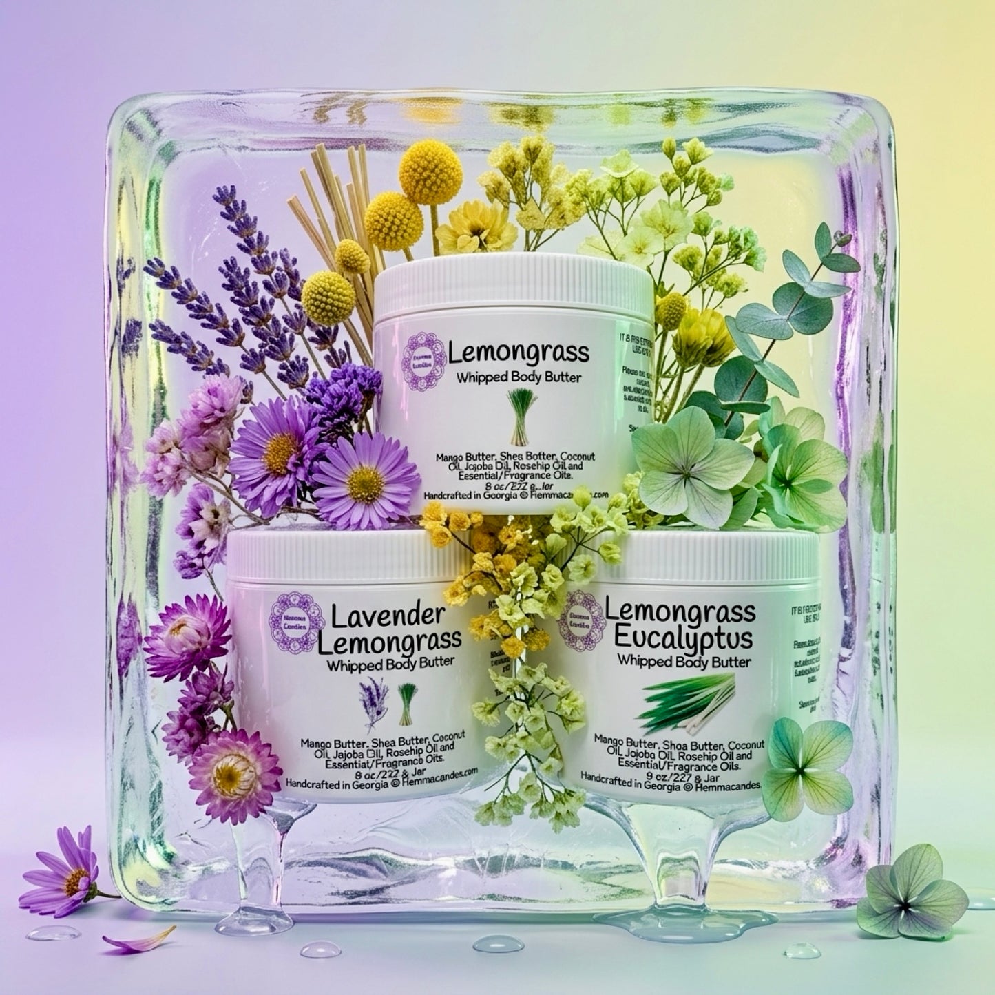 Whipped Body Butter - Fruits, Flowers or Ocean Scents