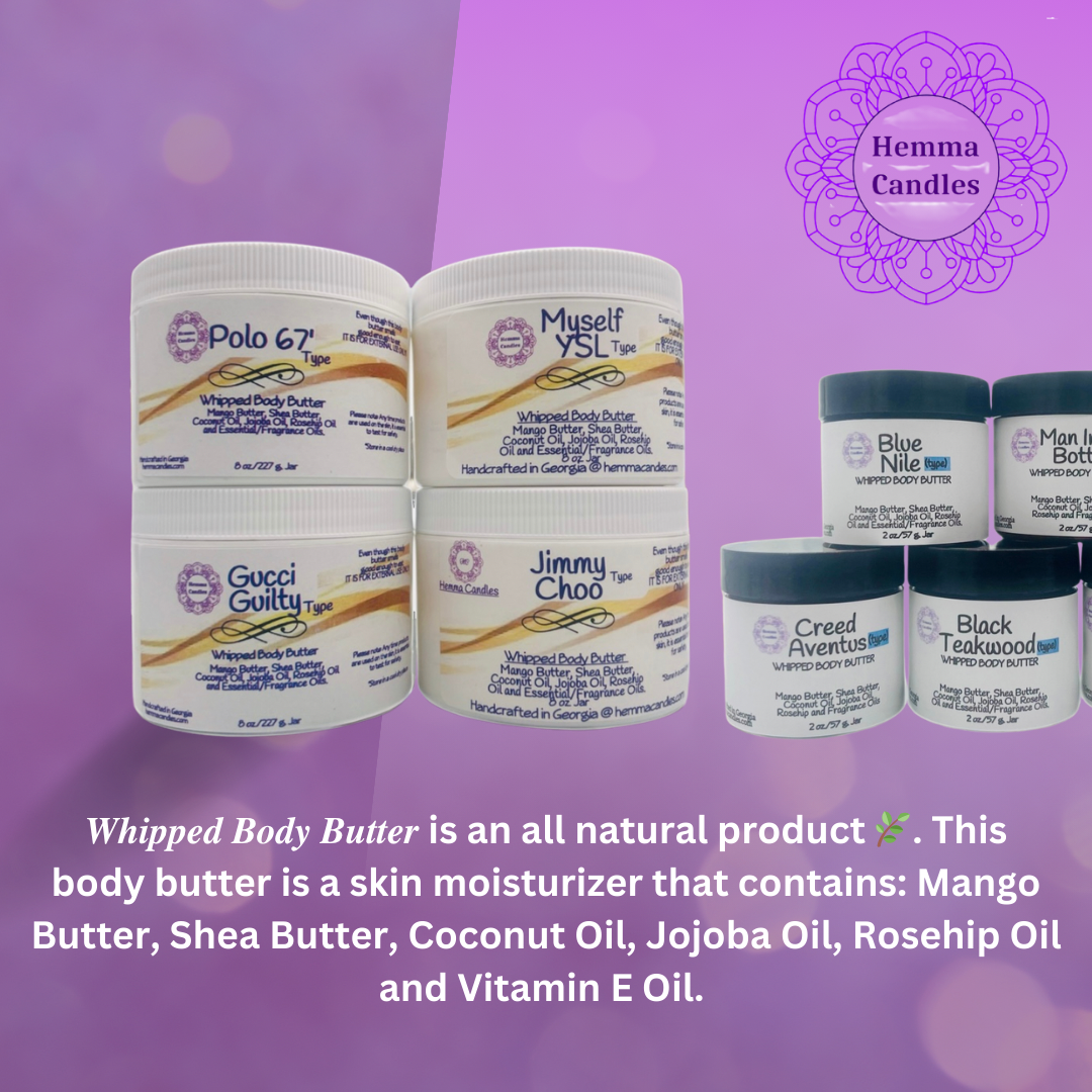 Whipped Body Butter - Men (Types) and Unisex