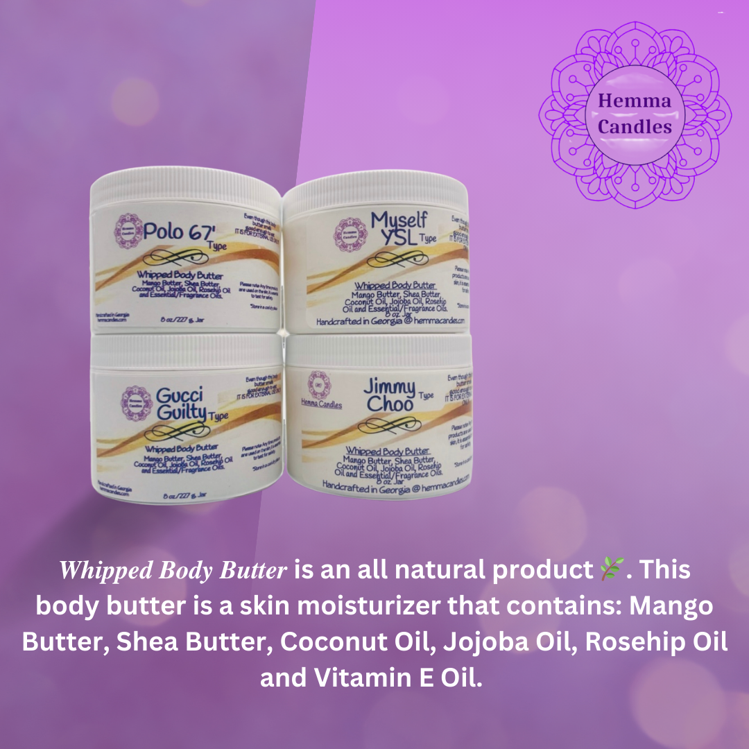 Whipped Body Butter - Men (Types) and Unisex