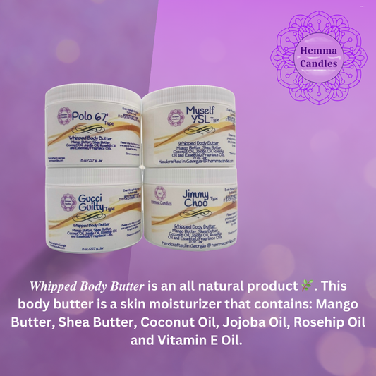 Whipped Body Butter - Men (Types) and Unisex