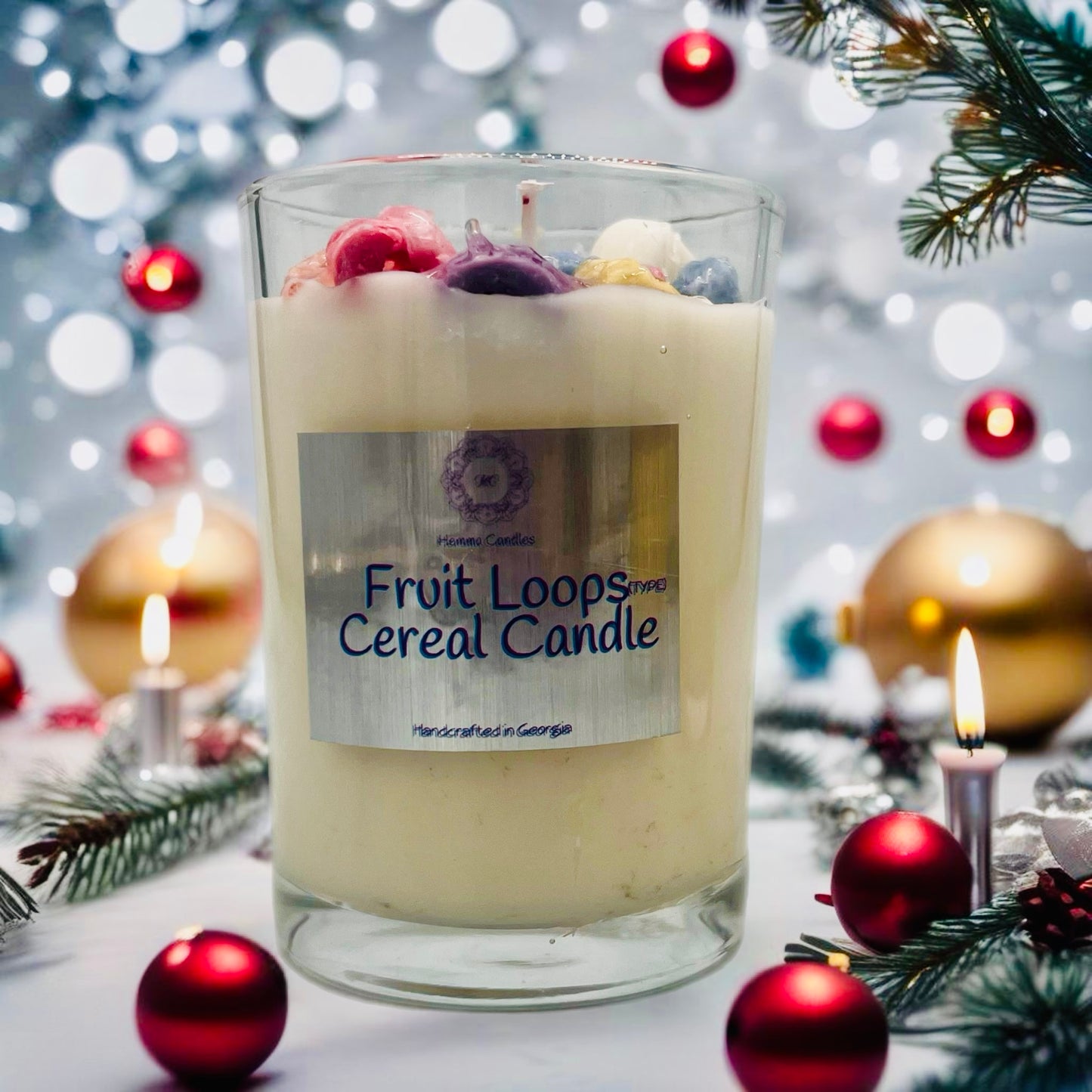 Holiday Cake Candles