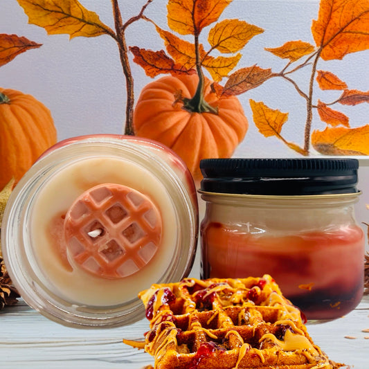 Belgian Pumpkin Waffles