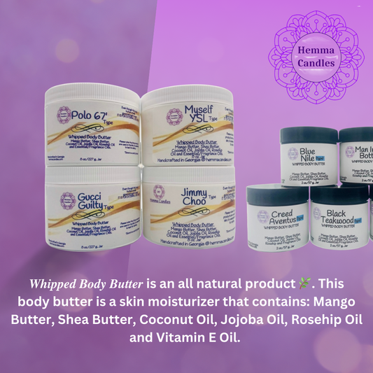 Whipped Body Butter - Men (Types) and Unisex