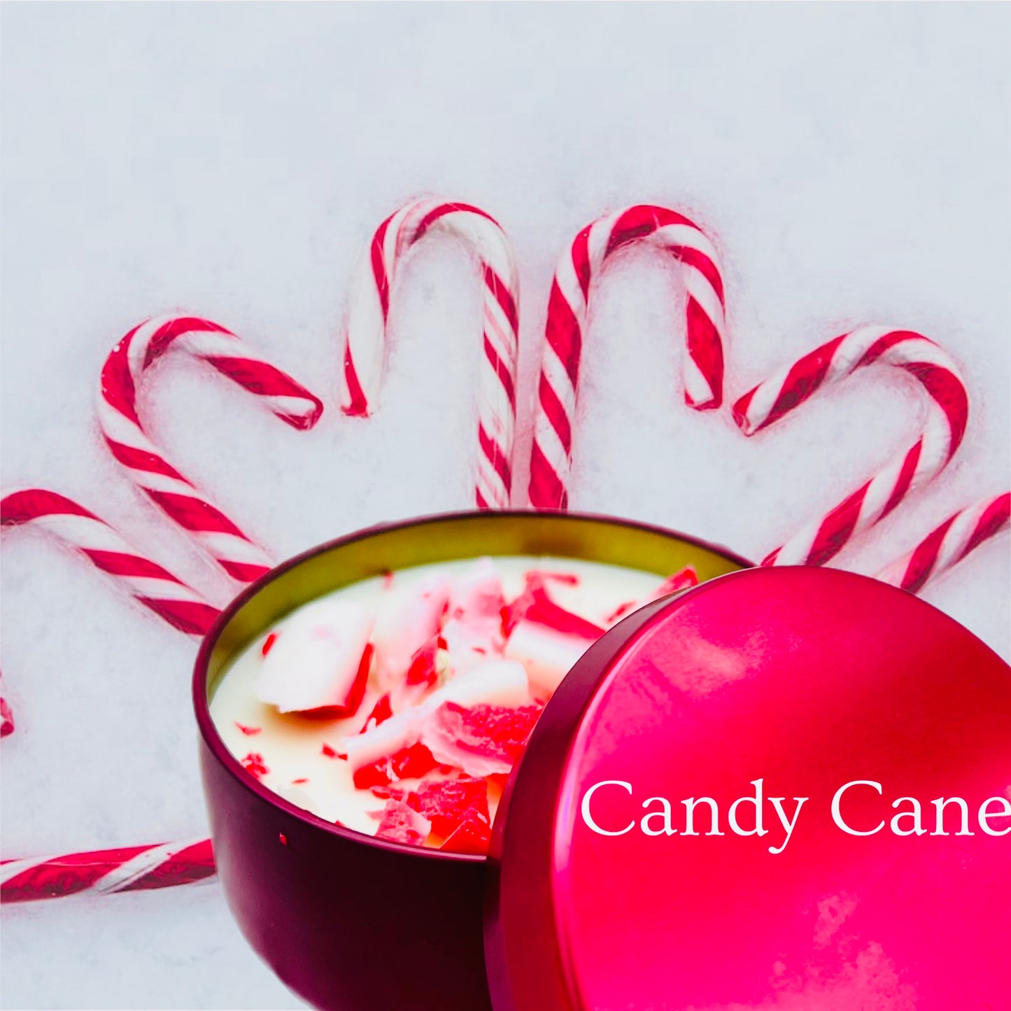 Candy Cane Candle